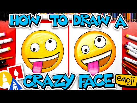  How To Draw The Crazy Face Emoji 