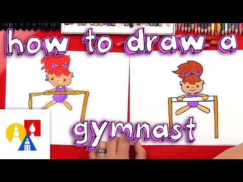 How To Draw A Cartoon Gymnast