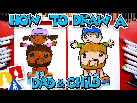How To Draw A Child On Dad39s Shoulders