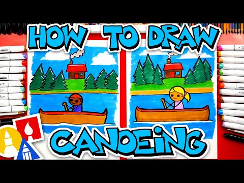 How To Draw A Person Canoeing  CampYouTube Draw WithMe