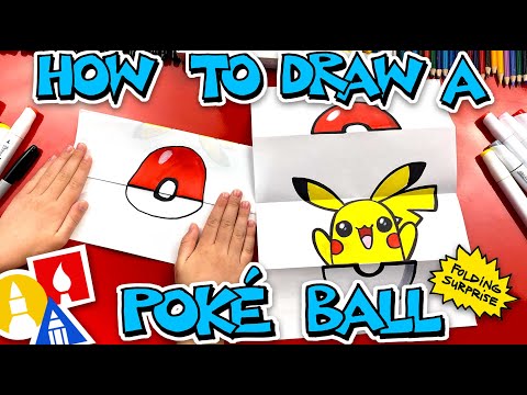 How To Draw A Pok Ball Folding Surprise
