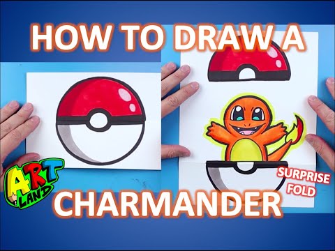 How to Draw CHARMANDER SURPRISE FOLD