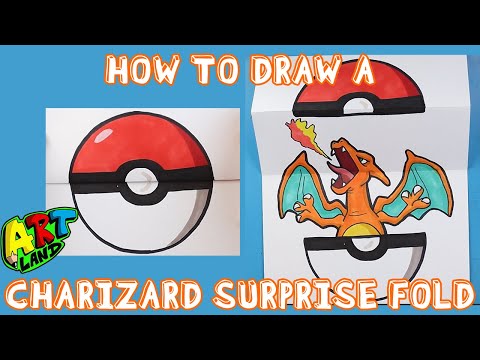 How to Draw a CHARIZARD SURPRISE FOLD