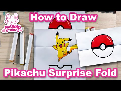 How to Draw a Pikachu Surprise Fold  Pokemon