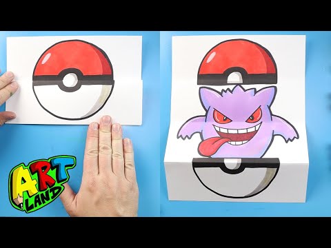 How to Draw a Gengar Surprise Fold