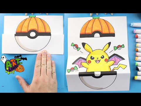 How to Draw a Pikachu Halloween Surprise Fold