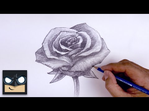 How To Draw A Rose  Mothers Day Sketch Tutorial
