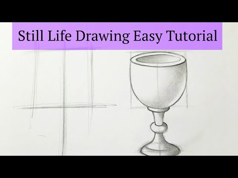 How to draw Still life drawing step by step for beginners Easy Basics Drawing Tutorial with pencil