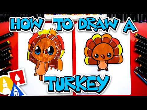How To Draw A Funny Turkey