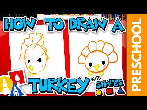 Drawing A Turkey With Shapes  Preschool