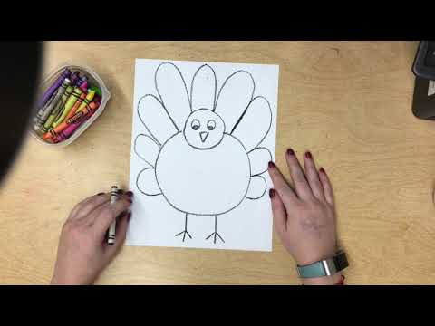 Turkey Guided Drawing