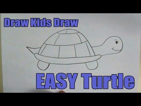 How To Draw EASY Turtle