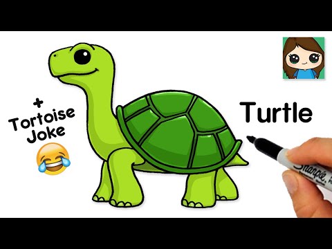 How to Draw a Turtle  Tortoise Emoji Easy