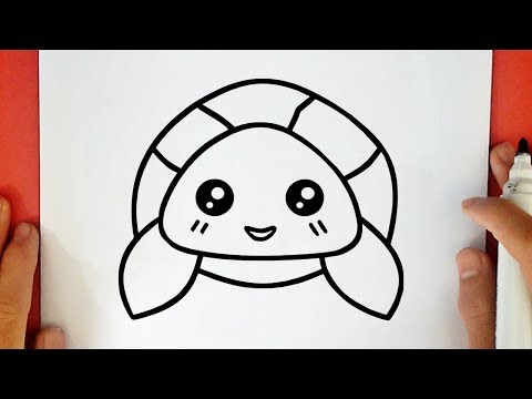 HOW TO DRAW A CUTE TURTLE