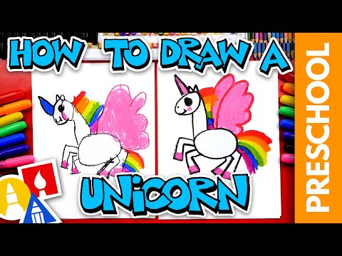 How To Draw A Unicorn  Preschool