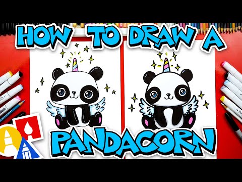 How To Draw A Pandacorn Panda Unicorn