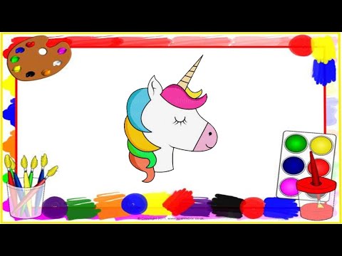 How to draw a Unicorn Step by Step  Unicorn Drawing Lesson