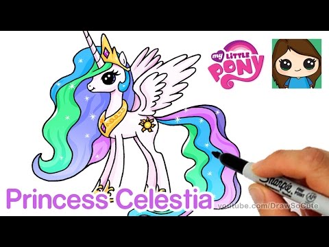 How to Draw Princess Celestia  My Little Pony