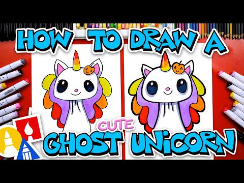 How To Draw A Cute Ghost Unicorn