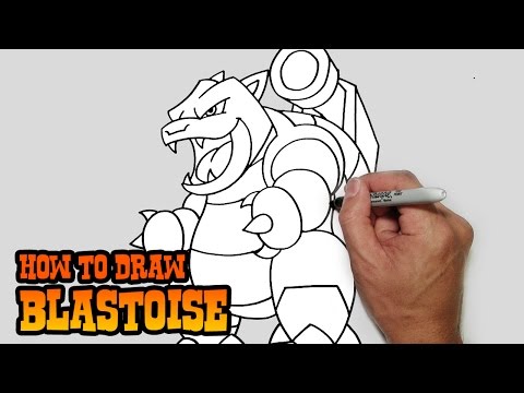 How to Draw Blastoise  Pokemon
