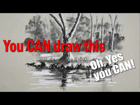How to Draw with Charcoal and Chalk  Landscape