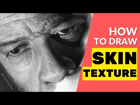 Drawing Skin Texture  Graphite and Charcoal Technique