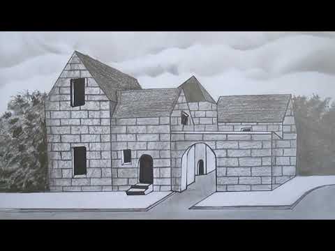 How to draw Buildings   pencil drawing