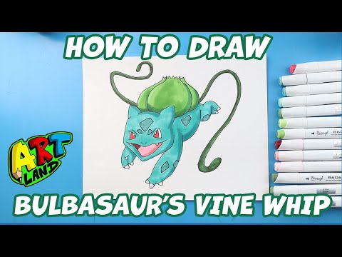 How to Draw Bulbasaur39s Vine Attack