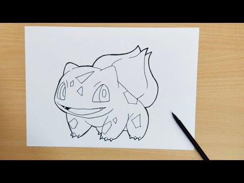 How to draw Pokemon  Bulbasaur  Pokmon 001 HAC