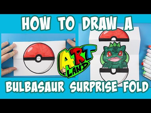 How to Draw a BULBASAUR SURPRISE FOLD