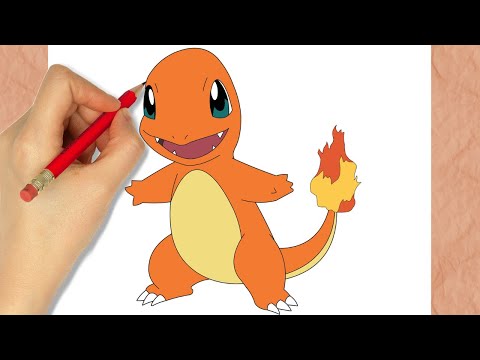 How Draw Charmander pokemon