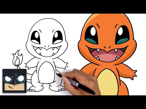 How To Draw Charmander  Pokemon
