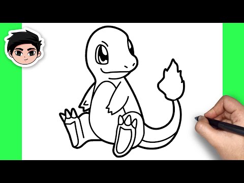 How To Draw Charmander  Pokemon  Easy Step By Step Tutorial