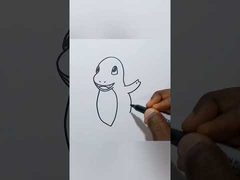 How To Draw Charmander from Pokemon go charmander shorts viral howto pokemon