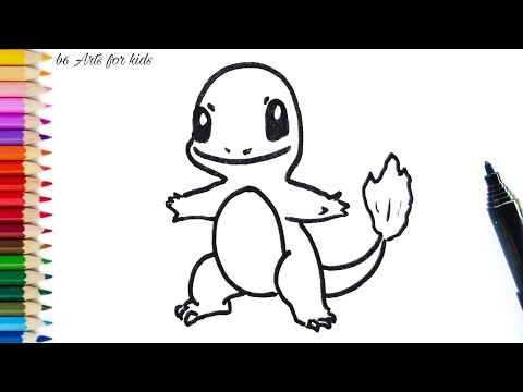 How to Draw Charmander  Pokemon