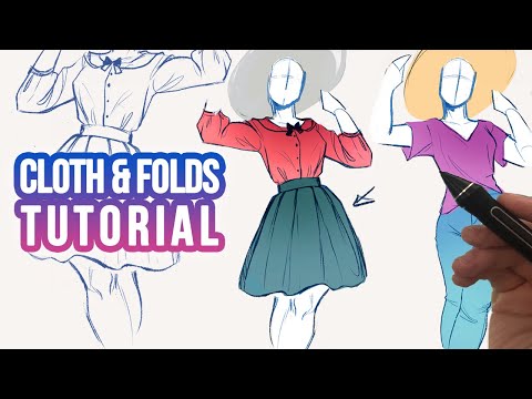 How to draw better CLOTHES with these 2 SHAPES