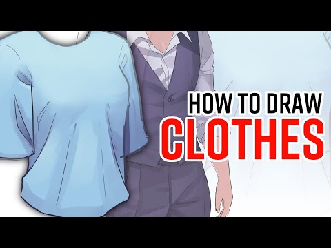 How to Draw Anime Clothes  BEGINNER Tutorial