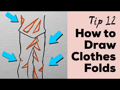Tips Tuesdays Tip 12  How to Draw Clothes Folds  Drapery