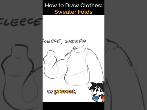 How to Draw Clothes Sweater Folds