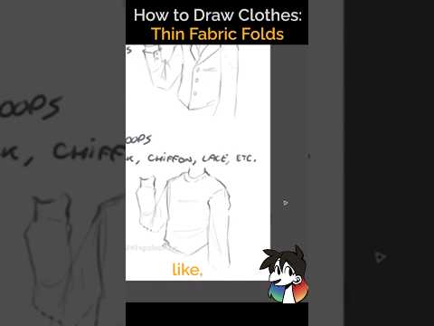 How to Draw Clothes Thin Fabric