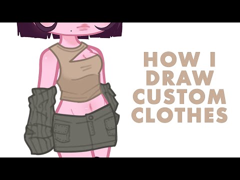 how I REALLY draw custom clothes 