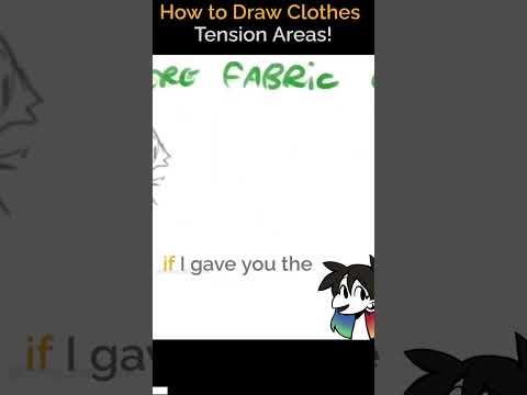 How to Draw Clothes Tension Areas