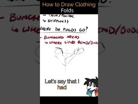 How to Draw Folds in Clothing