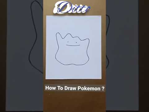 shorts  How To Draw Ditto Pokemon  ditto