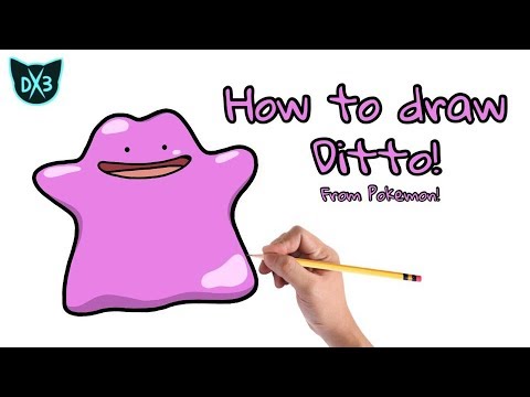 How to draw Ditto  Pokemon