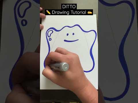 Everyone Can Draw  DITTO  Drawing Tutorial  pokemon ditto rugormat