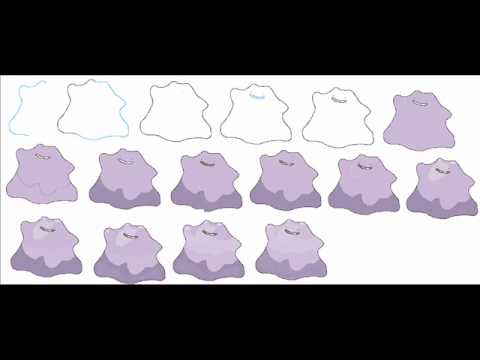 How To Draw Ditto The Pokemon Easy Simple Step By Step Drawing TutorialThe