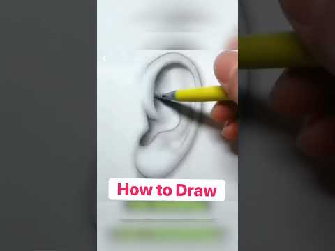 How to draw ear drawing ear