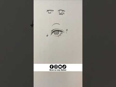 How to draw eyes shorts  drawsoeasyanime