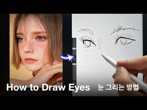 How to draw eyes structurally 